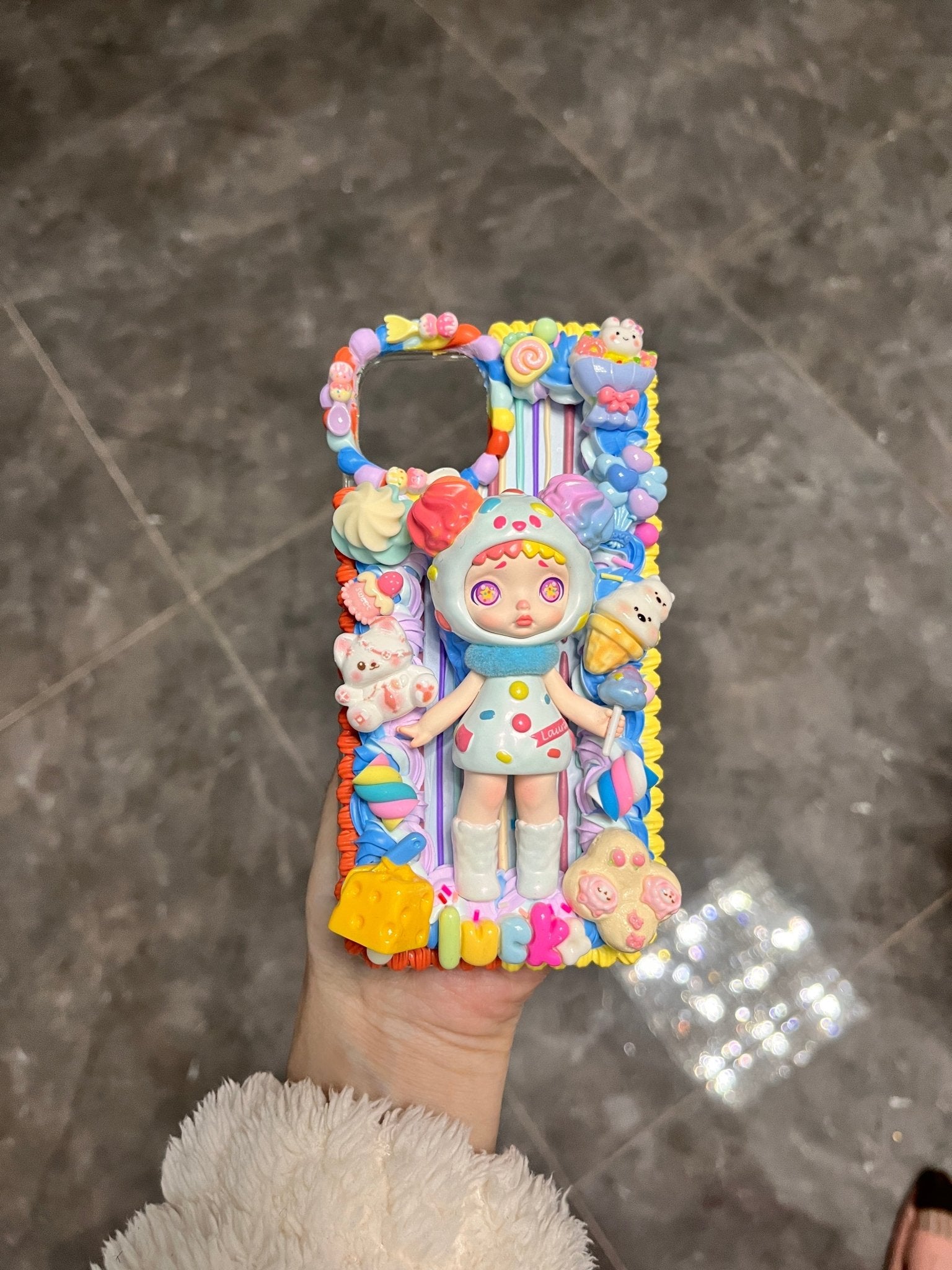 Candy Land Tot Doll Whipped Cream Phone Case For All Phone Models - Moonlit Shells