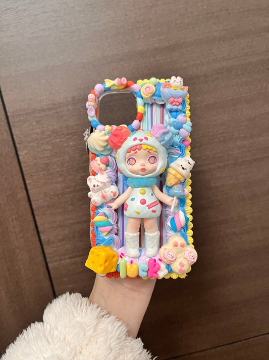 Candy Land Tot Doll Whipped Cream Phone Case For All Phone Models - Moonlit Shells