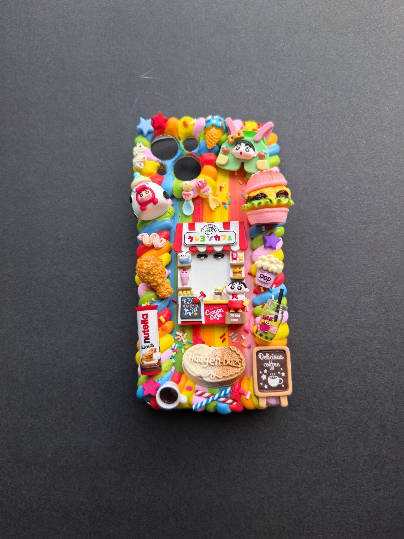 Delicious Foodie Wonderland Cream Glue Phone Case For All Phone Models - Moonlit Shells
