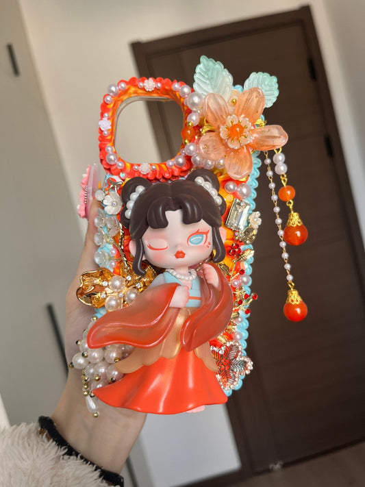 Oriental Hanfu Doll Whipped Cream Phone Case For All Phone Models - Moonlit Shells