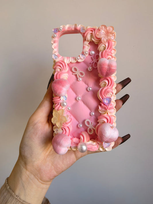 Sweetheart Swirl Whipped Cream Phone Case For All Phone Models - Moonlit Shells